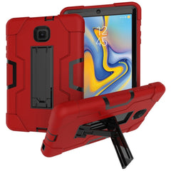 Contrast Color Silicone + PC Combination Case with Holder, For Galaxy Tab A 8.0 (2018) T387, For Galaxy Tab A 8.0 (2019) T290