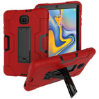 For Galaxy Tab A 8.0 (2018) T387 / Red + Black