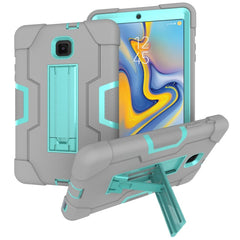 Contrast Color Silicone + PC Combination Case with Holder, For Galaxy Tab A 8.0 (2018) T387, For Galaxy Tab A 8.0 (2019) T290