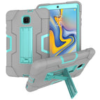 For Galaxy Tab A 8.0 (2018) T387 / Grey + Aqua
