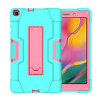 For Galaxy Tab A 8.0 (2019) T290 / Aqua + Rose Red