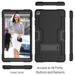 Contrast Color Silicone + PC Combination Case with Holder, For Galaxy Tab A 10.1 (2019) T510, For Galaxy Tab S5e T720