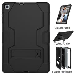 Contrast Color Silicone + PC Combination Case with Holder, For Galaxy Tab A 10.1 (2019) T510, For Galaxy Tab S5e T720