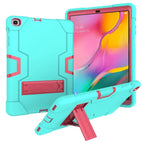 For Galaxy Tab A 10.1 (2019) T510 / Aqua + Rose Red