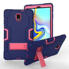 Contrast Color Silicone + PC Combination Case with Holder, For Galaxy Tab A 10.5 T590, For Galaxy Tab S4 10.5 T830