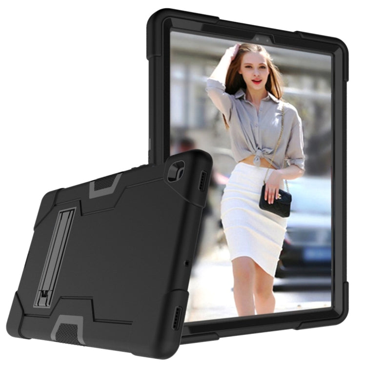 Contrast Color Silicone + PC Combination Case with Holder, For Galaxy Tab S5e T720, For iPad 10.2