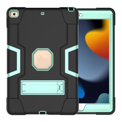 Contrast Color Silicone + PC Combination Case with Holder, For iPad 10.2, For iPad 10.5