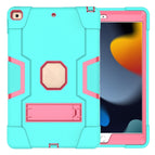 For iPad 10.2 / Aqua + Rose Red