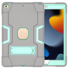 For iPad 10.2 / Grey + Aqua