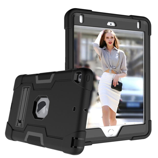 Contrast Color Silicone + PC Combination Case with Holder, For iPad 10.5, For iPad Mini 5 / 4