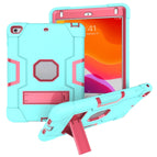 For iPad Mini 5 / 4 / Aqua + Rose Red