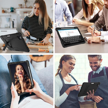 Contrast Color Silicone + PC Combination Case with Holder, For iPad Pro 11, For iPad 5