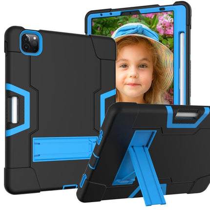 Contrast Color Silicone + PC Combination Case with Holder, For iPad Pro 11, For iPad 5