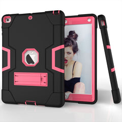 Contrast Color Silicone + PC Combination Case with Holder, For iPad 5
