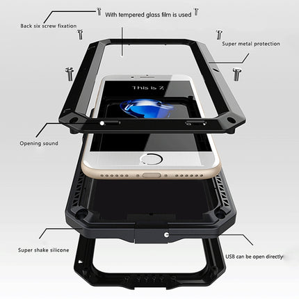 Triple-proof Silicone Zinc Alloy Case