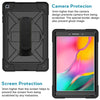 Contrast Color Silicone + PC Combination Case with Holder, For Galaxy Tab A 8.0 (2019) T290, For Galaxy Tab A 10.1 (2019) T510, For iPad 9.7