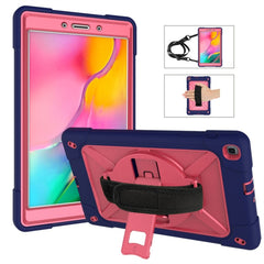 Contrast Color Silicone + PC Combination Case with Holder, For Galaxy Tab A 8.0 (2019) T290, For Galaxy Tab A 10.1 (2019) T510, For iPad 9.7