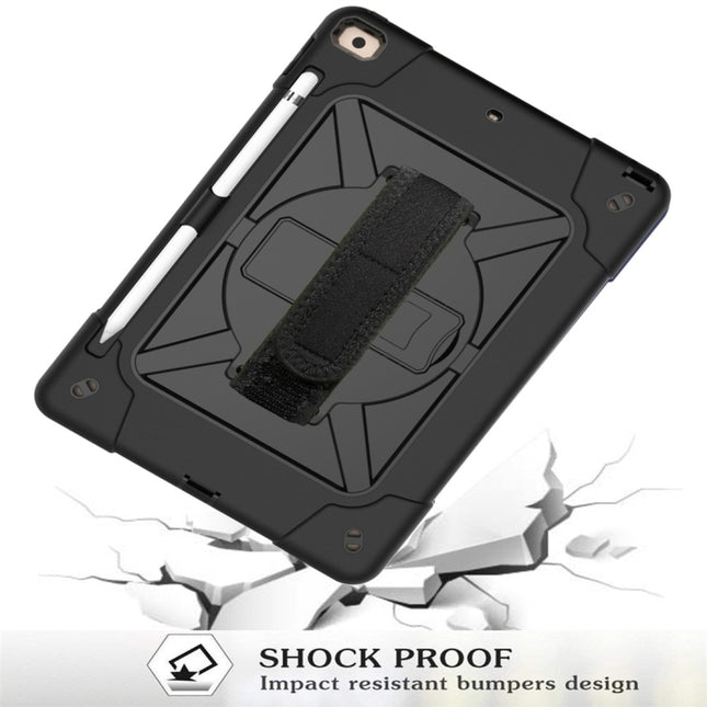 Contrast Color Silicone + PC Combination Case with Holder