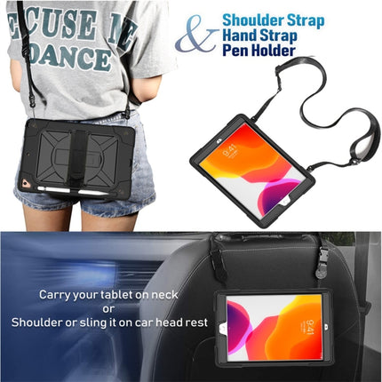 Contrast Color Silicone + PC Combination Case with Holder