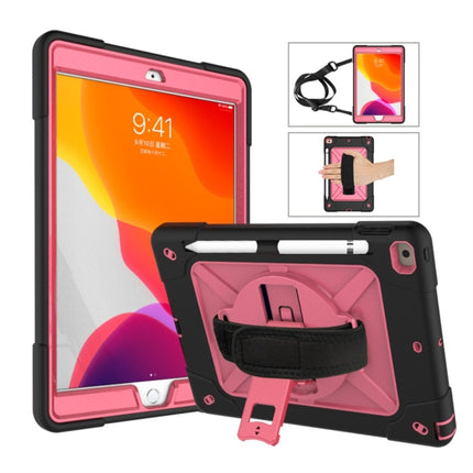 Contrast Color Silicone + PC Combination Case with Holder