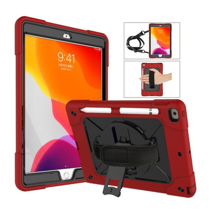 Contrast Color Silicone + PC Combination Case with Holder