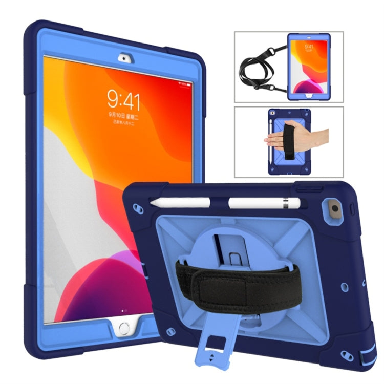 Contrast Color Silicone + PC Combination Case with Holder, For iPad 10.2, For iPad Mini 5 / 4