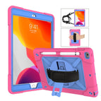 For iPad 10.2 / Rose Red + Blue