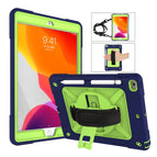 For iPad 10.2 / Navy Blue + Olivine