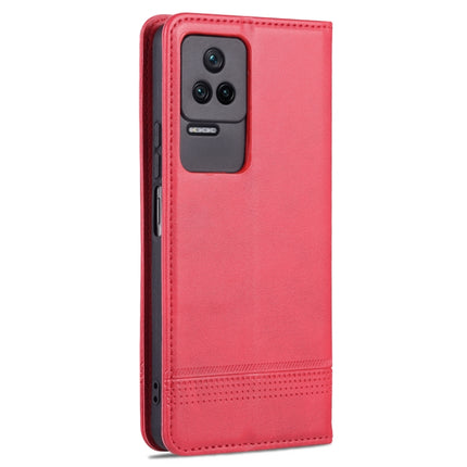 AZNS Magnetic Calf Texture Leather Phone Case
