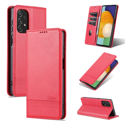 AZNS Magnetic Calf Texture Leather Phone Case