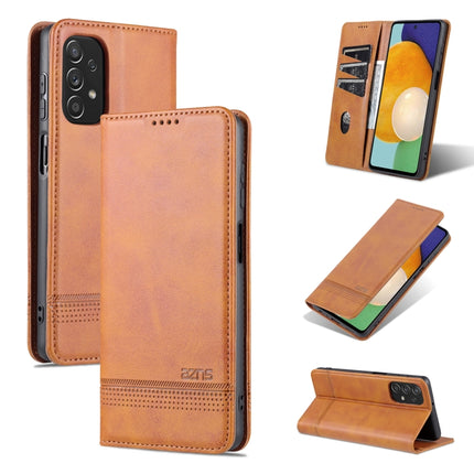 AZNS Magnetic Calf Texture Leather Phone Case