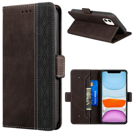 Stitching Magnetic RFID Leather Case, For iPhone 12 Pro Max, For iPhone 11, For iPhone 11 Pro, For iPhone 11 Pro Max, For iPhone X / XS, For iPhone XR