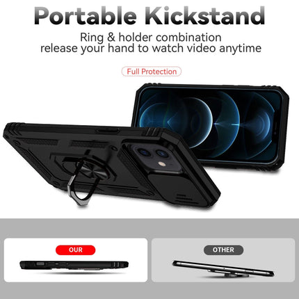 Sliding Camshield Holder Phone Case, For iPhone 12 mini, For iPhone SE 2022 / SE 2020 / 8 / 7 / 6, For iPhone 8 Plus / 7 Plus / 6 Plus