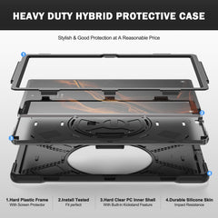 Silicone + PC Tablet Case, For Samsung Galaxy Tab S8 Ultra