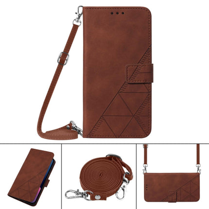 Crossbody 3D Embossed Flip Leather Phone Case, For iPhone 12 mini, For iPhone 12, For iPhone 12 Pro, For iPhone 12 Pro Max