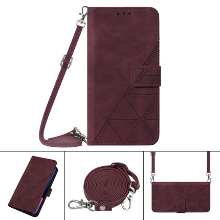 Crossbody 3D Embossed Flip Leather Phone Case, For iPhone 12 mini, For iPhone 12, For iPhone 12 Pro, For iPhone 12 Pro Max