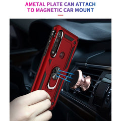 Armor Shockproof TPU + PC Protective Case with 360 Degree Rotation Holder, For Motorola Moto G8 Plus