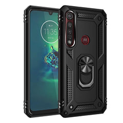 Armor Shockproof TPU + PC Protective Case with 360 Degree Rotation Holder, For Motorola Moto G8 Plus