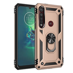 Armor Shockproof TPU + PC Protective Case with 360 Degree Rotation Holder, For Motorola Moto G8 Plus