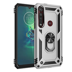 Armor Shockproof TPU + PC Protective Case with 360 Degree Rotation Holder, For Motorola Moto G8 Plus