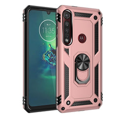 Armor Shockproof TPU + PC Protective Case with 360 Degree Rotation Holder, For Motorola Moto G8 Plus