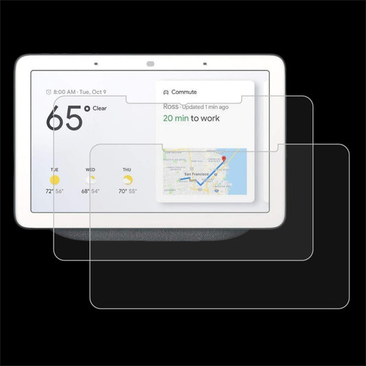 2 PCS 9H 2.5D Explosion-proof Tempered Glass Film, for Google Nest Hub Max, for LG G Pad 5 10.1 inch, for Teclast M20, for Teclast M30, for Huawei MatePad Pro 10.8, for Teclast P80 Pro, for Teclast T8, for Teclast T10, for Teclast T30