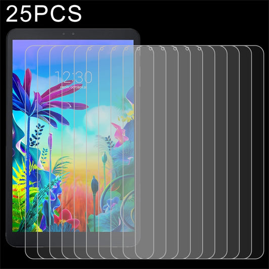 25 PCS 9H 2.5D Explosion-proof Tempered Glass Film, for LG G Pad 5 10.1 inch, for Teclast M20, for Teclast M30, for Huawei MatePad Pro 10.8, for Teclast P80 Pro, for Teclast T8, for Teclast T30