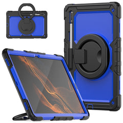 Shoulder Strap Silicone + PC Tablet Case, For Samsung Galaxy Tab S8 Ultra