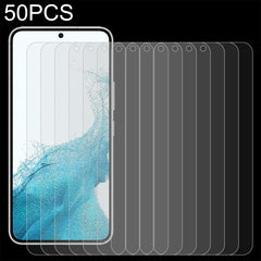 50 PCS 0.26mm 9H 2.5D Tempered Glass Film, For Samsung Galaxy S21 5G(50pcs), For Samsung Galaxy S21+ 5G(50pcs), For Samsung Galaxy S22 5G(50pcs), For Samsung Galaxy S22+ 5G(50pcs)