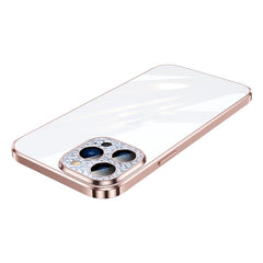 SULADA Diamond Lens Protector Plated Frosted Case, For iPhone 13, For iPhone 13 Pro, For iPhone 13 Pro Max, For iPhone 12, For iPhone 12 Pro
