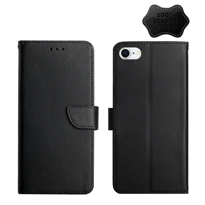 Genuine Leather Fingerprint-proof Horizontal Flip Phone Case, For iPhone 7, For iPhone 7 Plus, For iPhone 11, For iPhone 11 Pro, For iPhone 11 Pro Max, For iPhone 12 mini, For iPhone 12 Pro, For iPhone 12 Pro Max, For iPhone 13, For iPhone 13 mini     ...