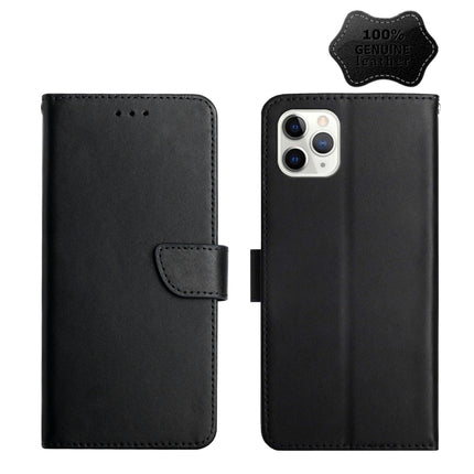 Genuine Leather Fingerprint-proof Horizontal Flip Phone Case, For iPhone 7, For iPhone 7 Plus, For iPhone 11, For iPhone 11 Pro, For iPhone 11 Pro Max, For iPhone 12 mini, For iPhone 12 Pro, For iPhone 12 Pro Max, For iPhone 13, For iPhone 13 mini�����...