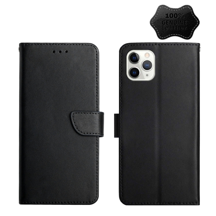 Genuine Leather Fingerprint-proof Horizontal Flip Phone Case, For iPhone 7, For iPhone 7 Plus, For iPhone 11, For iPhone 11 Pro, For iPhone 11 Pro Max, For iPhone 12 mini, For iPhone 12 Pro, For iPhone 12 Pro Max, For iPhone 13, For iPhone 13 mini