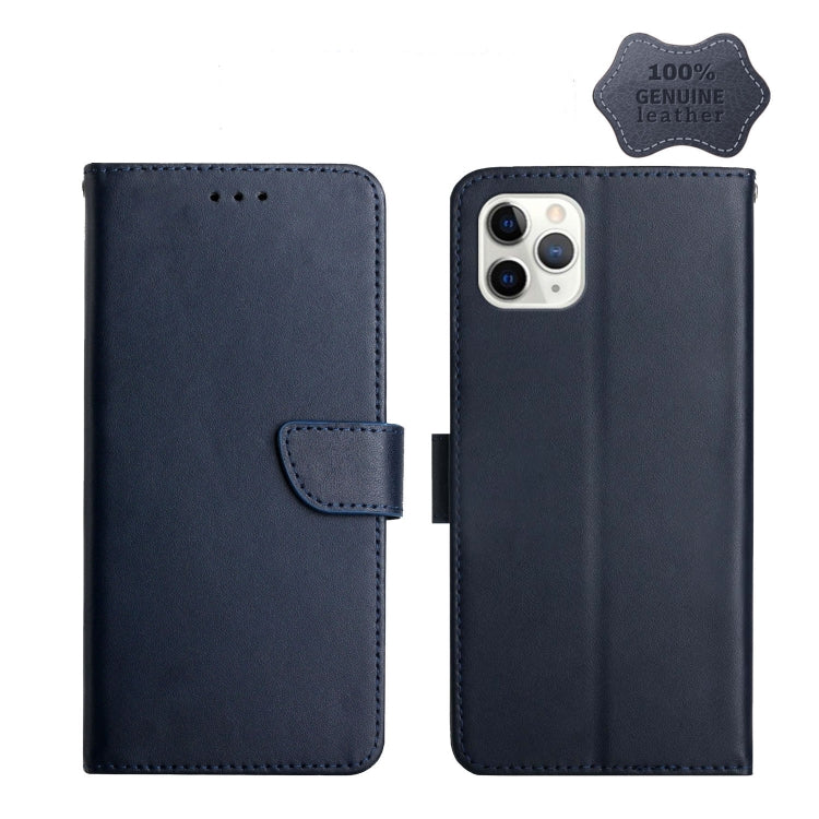 Genuine Leather Fingerprint-proof Horizontal Flip Phone Case, For iPhone 7, For iPhone 7 Plus, For iPhone 11, For iPhone 11 Pro, For iPhone 11 Pro Max, For iPhone 12 mini, For iPhone 12 Pro, For iPhone 12 Pro Max, For iPhone 13, For iPhone 13 mini